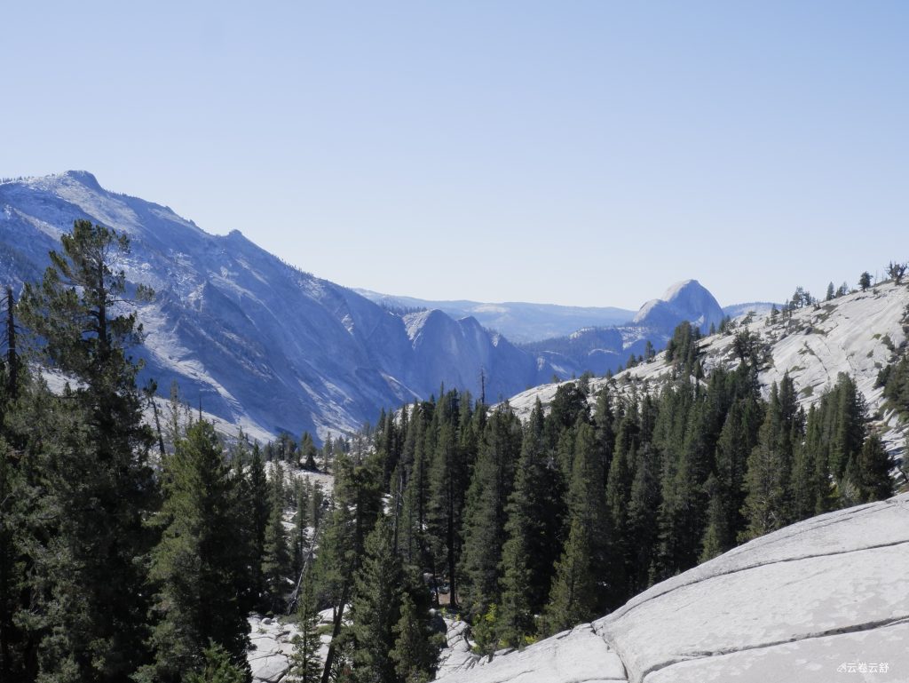 从Olmsted Point看Half Dome